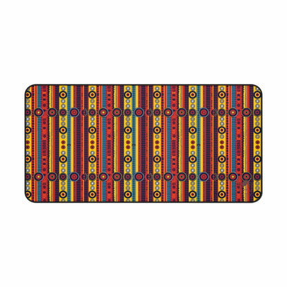 Quantum Leap African Print Desk Mat/Mousepad, Ankara Office Décor