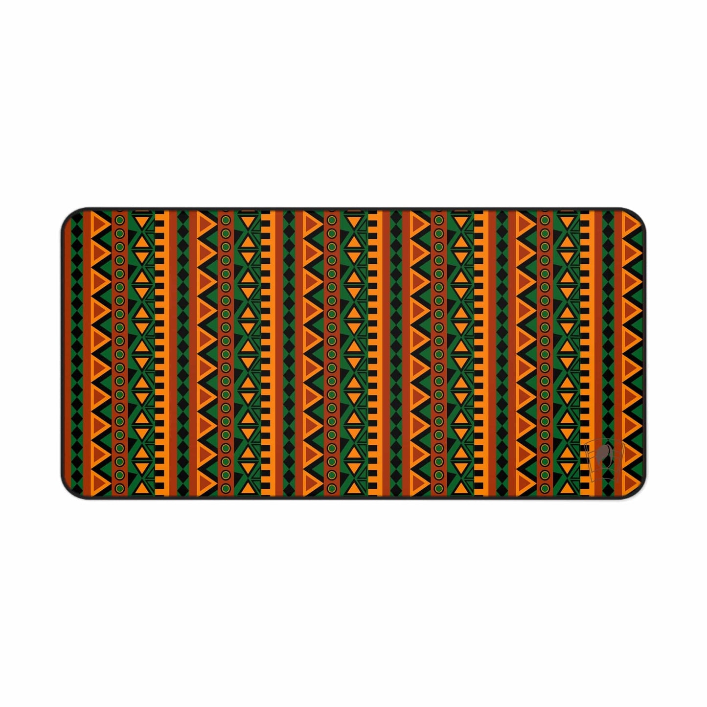 Towering Rhythm African Print Desk Mat/Mousepad, Ankara Office Décor